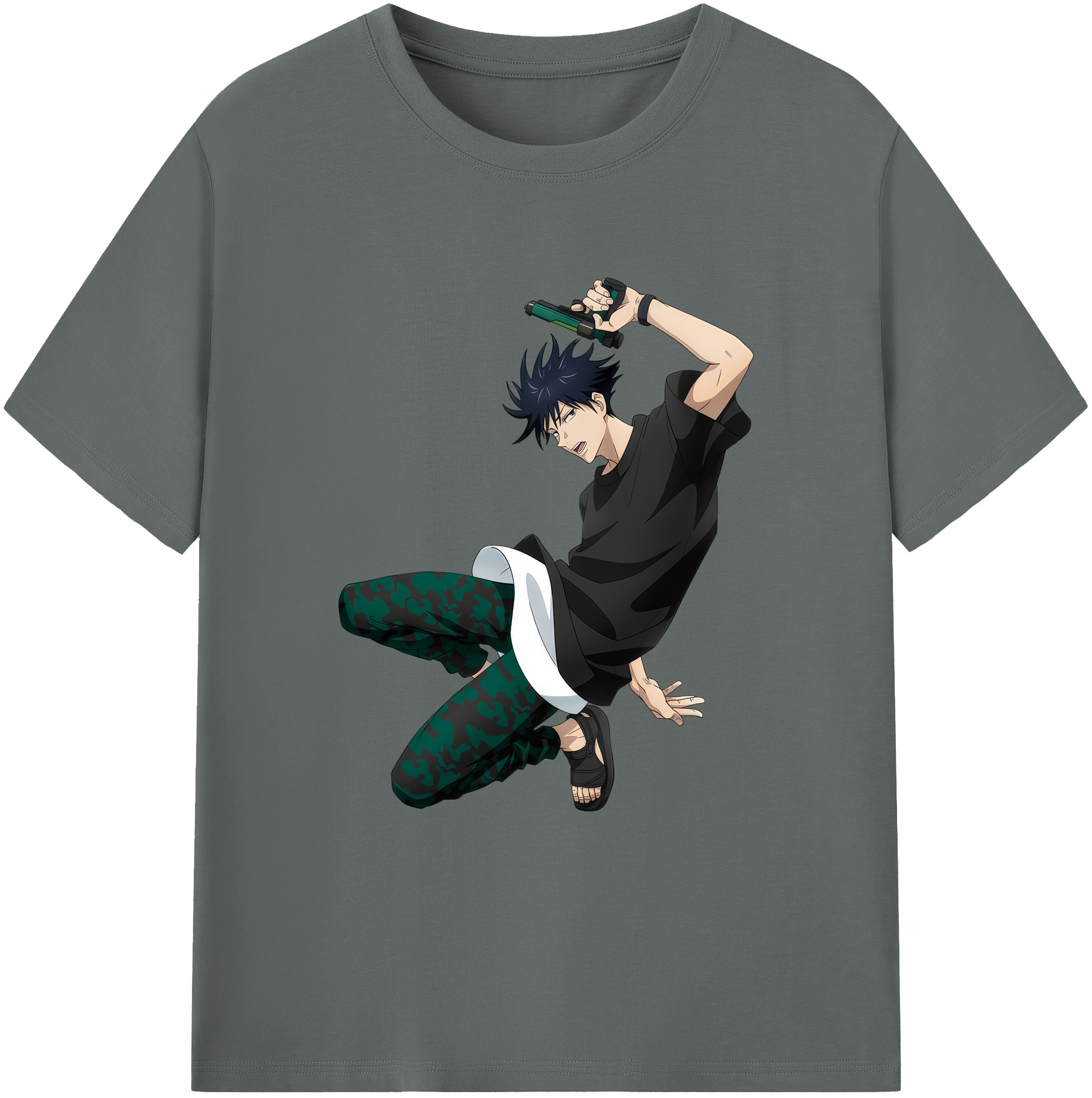（画像用） 呪術廻戦 Jujutsu Kaisen 綿100％ メンズ半袖Tシャツ｜肌触りやわらか＆通気性